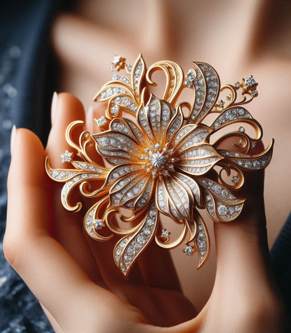 Floral Harmony Brooch