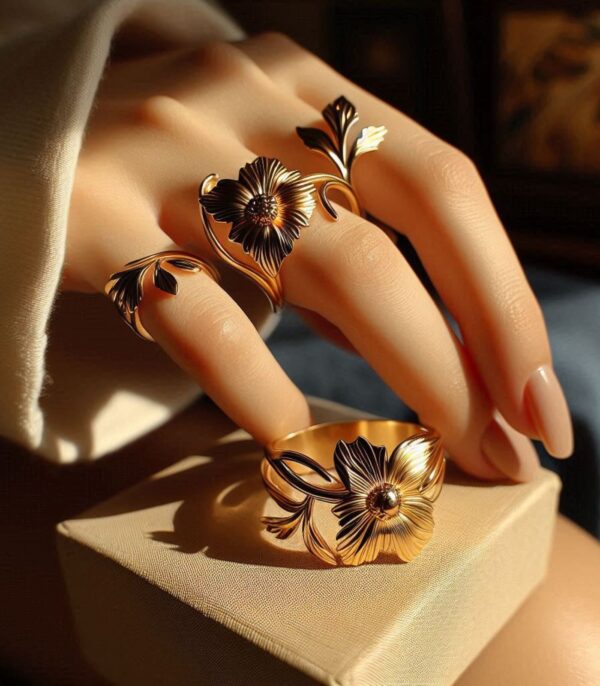 Eternal Bloom Ring Set