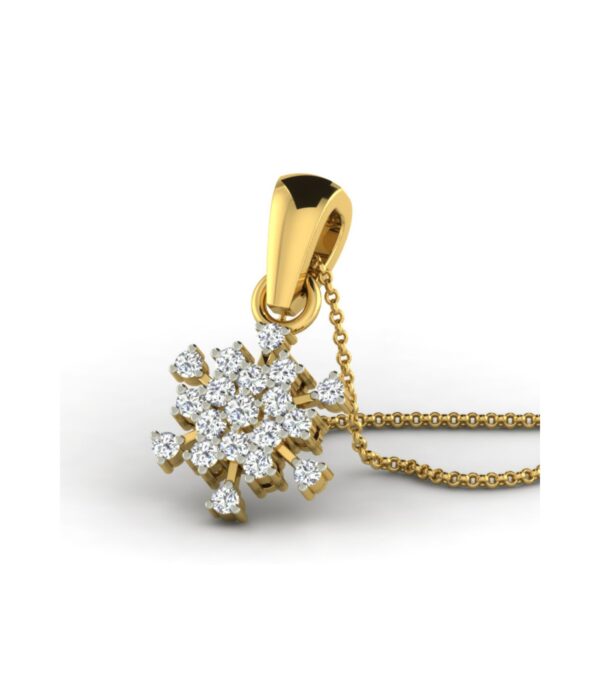 Radiant Snowflake Pendant